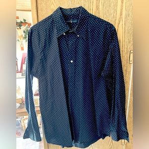 Ralph Lauren Men’s long sleeve button down dress/Business causal shirt. Size Lge
